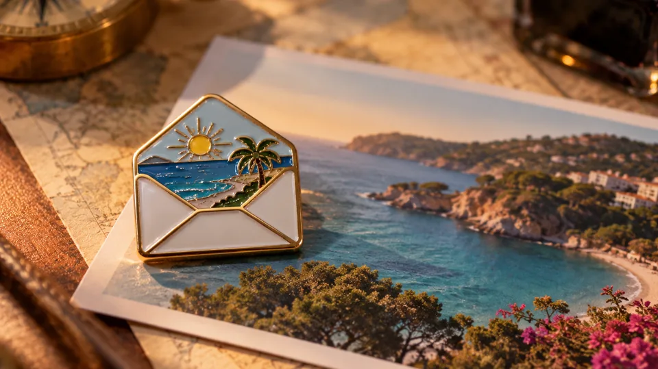 Comprendre une carte postale de vacances