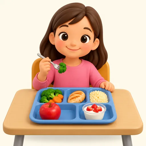 le repas préparé à l’école